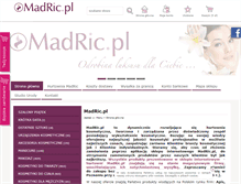 Tablet Screenshot of madric.pl